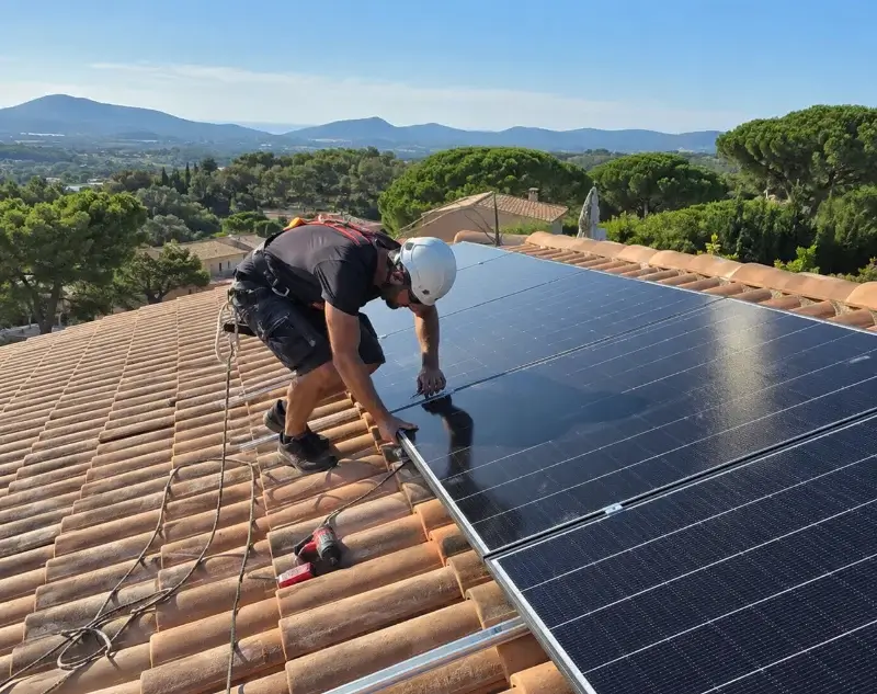 Installateur panneaux solaires Peyrieu — pose photovoltaïque sur toiture